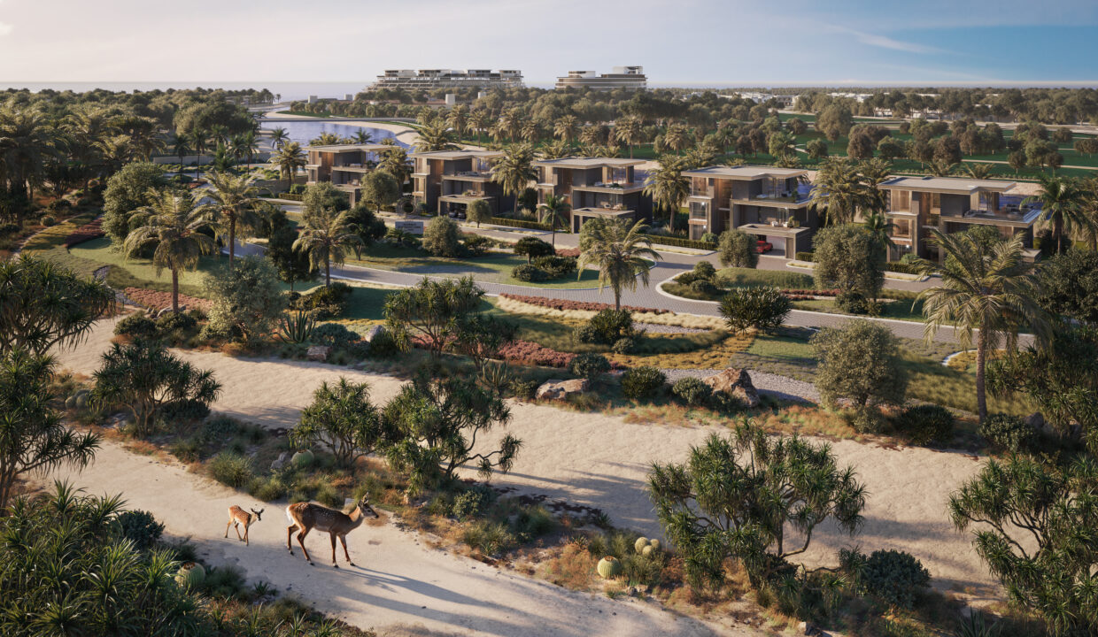 Aerial View Villas Natural Reserve